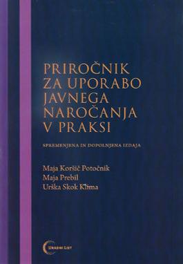 Priročnik za uporabo javnega naročanja v praksi